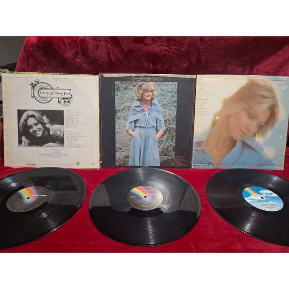 Olivia Newton-John – 3 Vinyl LP Lot If You Love Me, Clearly Love, Come On Over - Picture 2 of 11